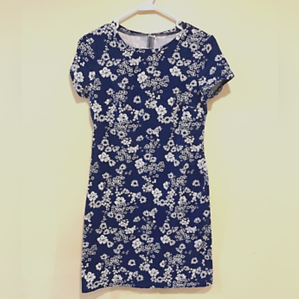 Old Navy XXL blue flowered dress